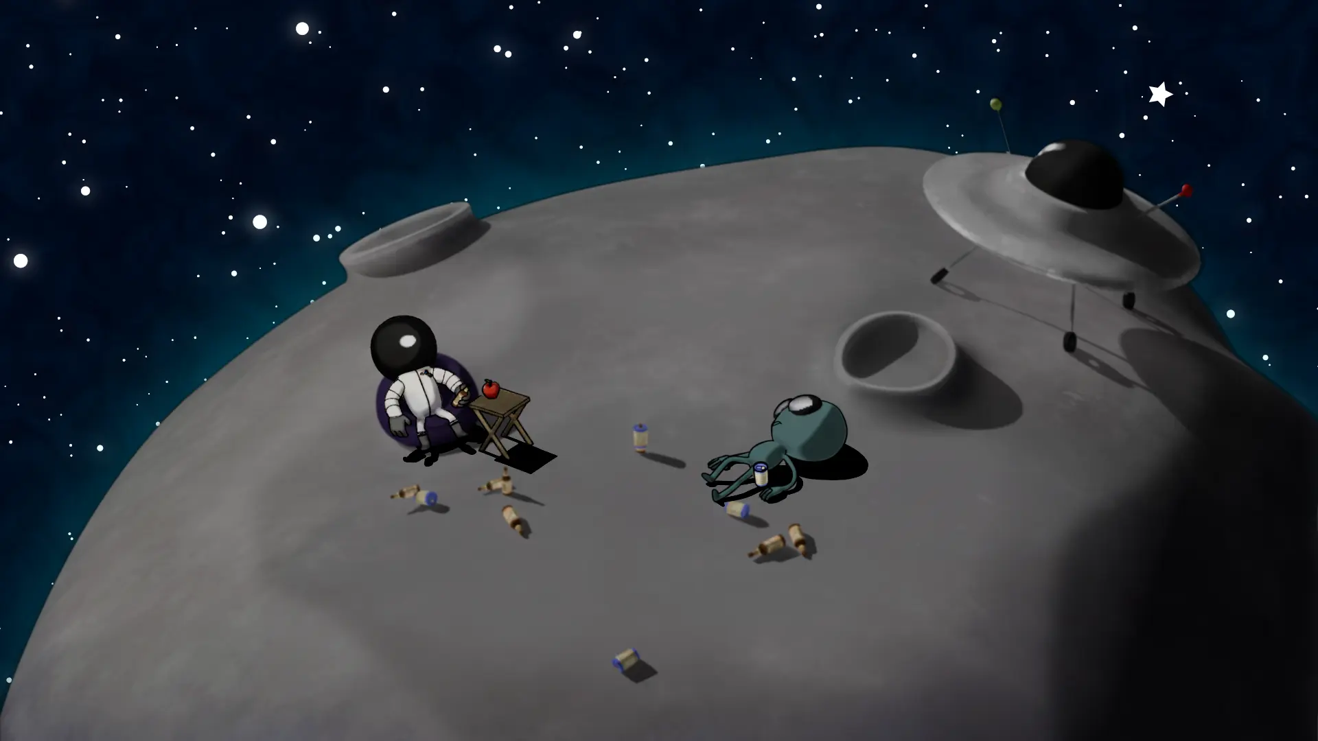 Astro and Archie on the Moon